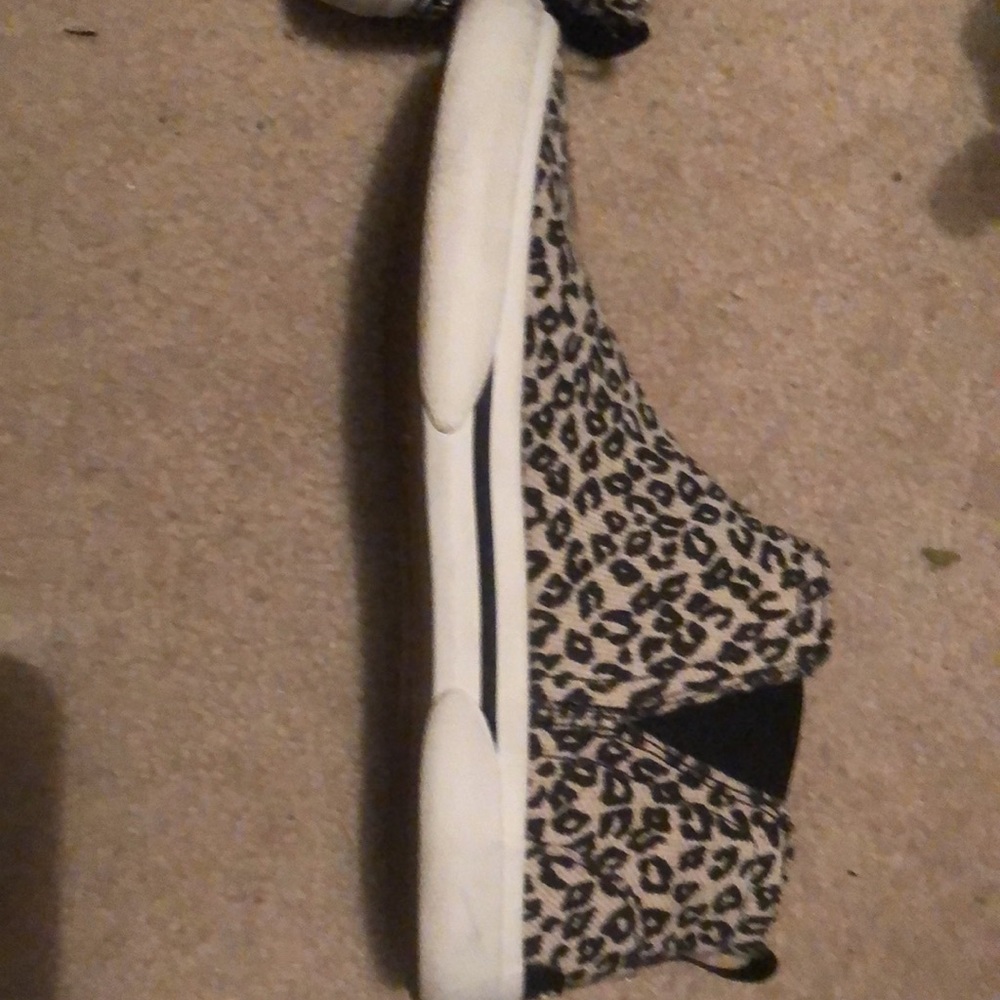 Sperry booties- slip on, canvas fabric, animal print - Picture 2 of 7